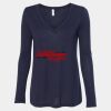 Women's Flowy Long Sleeve V-Neck Tee Thumbnail