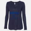 Women's Flowy Long Sleeve V-Neck Tee Thumbnail