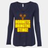 Women's Flowy Long Sleeve V-Neck Tee Thumbnail
