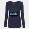 Women's Flowy Long Sleeve V-Neck Tee Thumbnail