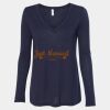 Women's Flowy Long Sleeve V-Neck Tee Thumbnail