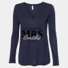 Women's Flowy Long Sleeve V-Neck Tee Thumbnail