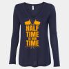Women's Flowy Long Sleeve V-Neck Tee Thumbnail