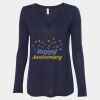 Women's Flowy Long Sleeve V-Neck Tee Thumbnail