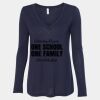 Women's Flowy Long Sleeve V-Neck Tee Thumbnail