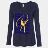 Women's Flowy Long Sleeve V-Neck Tee Thumbnail