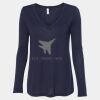 Women's Flowy Long Sleeve V-Neck Tee Thumbnail
